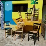 rénovation chaises bistro